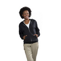 Unisex Full-Zip Hooded Fleece Sweatshirt